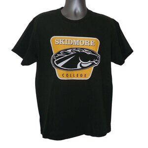 Skidmore‎ College MV Sport T Shirt Vintage Adult Men's L Green Athletic
